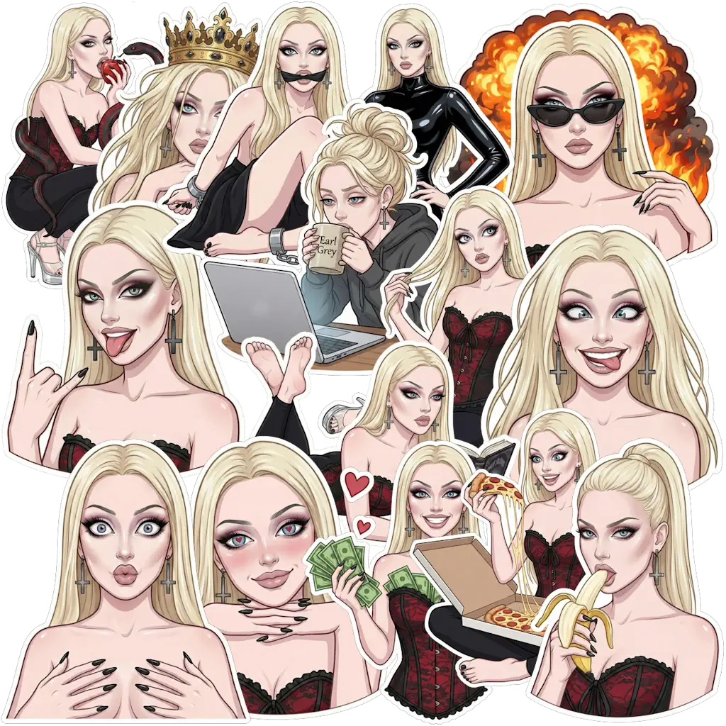 Telegram Stickers by Alisa Darklace